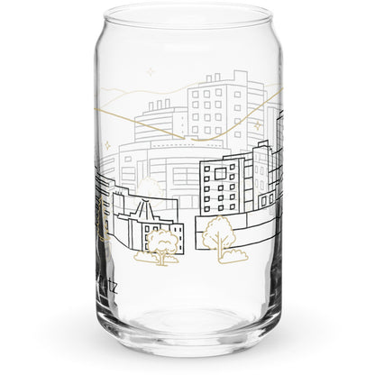 Can-shaped glass