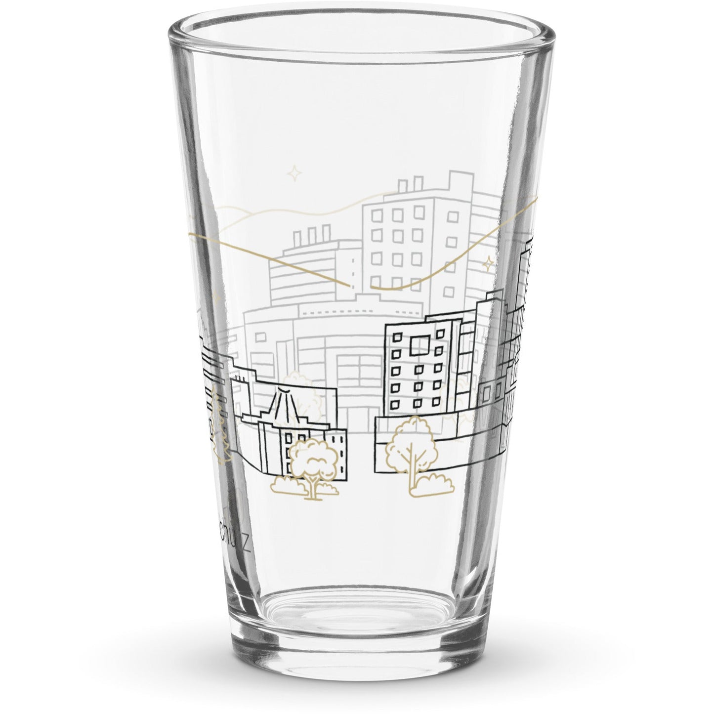 Shaker pint glass