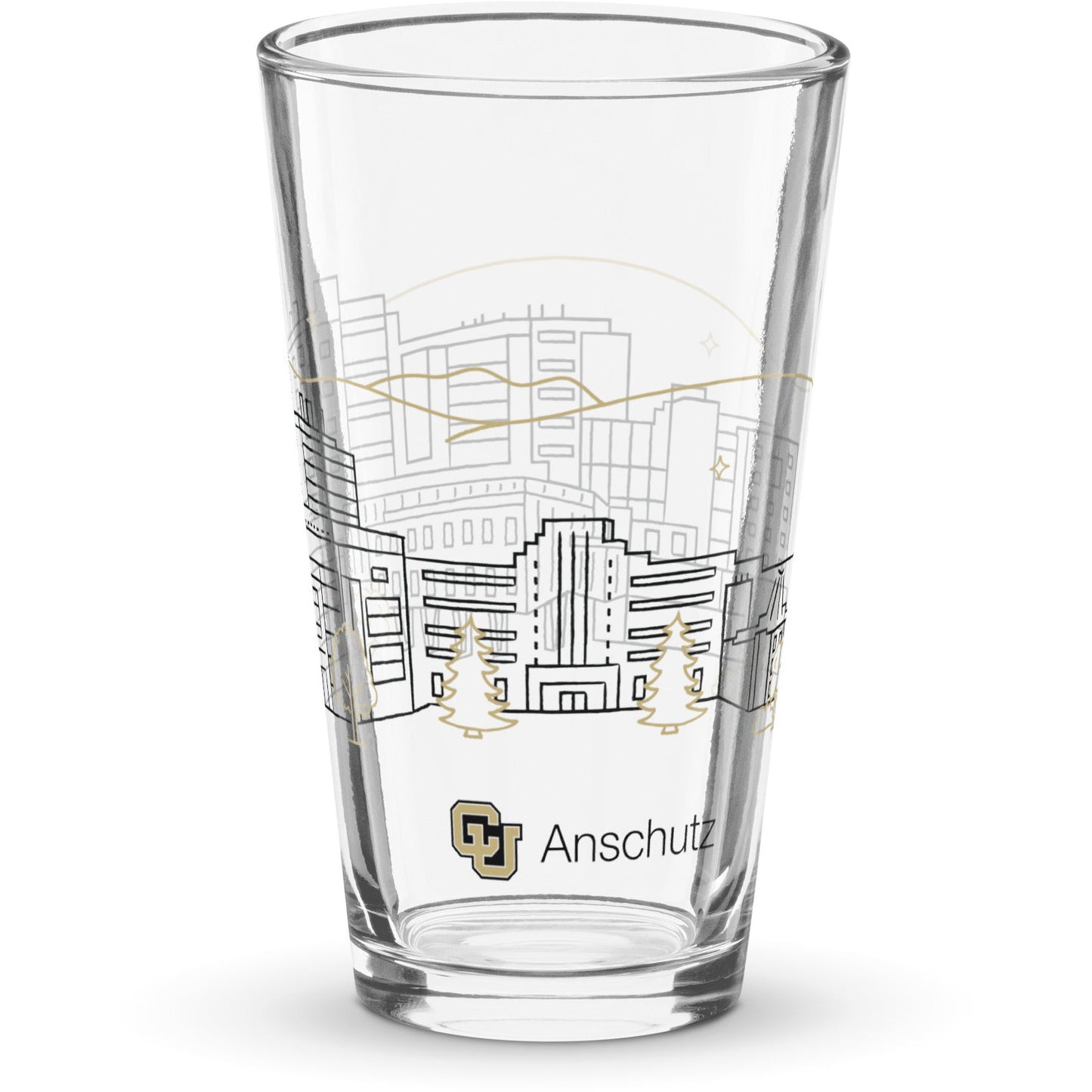 Shaker pint glass