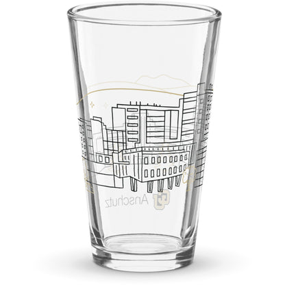 Shaker pint glass